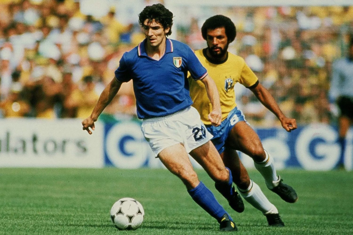 Italia contro Brasile ai Mondiali 1982, partita finita 3-2 con tripletta di Paolo Rossi