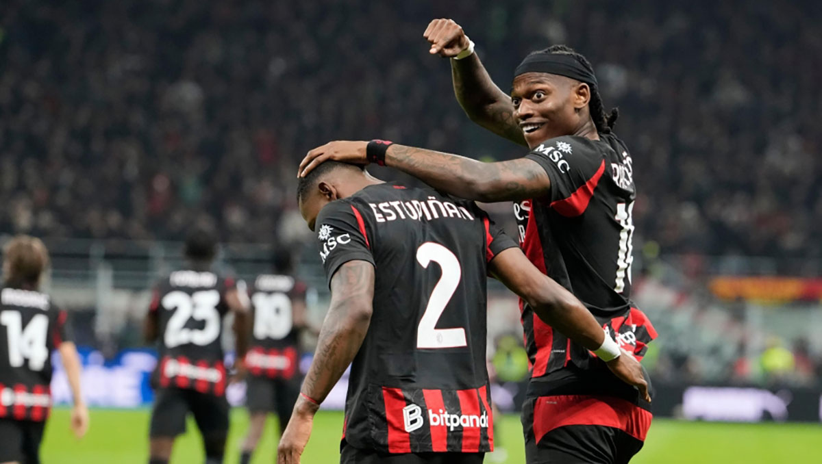 Pervis Estupiñán esulta dopo il gol decisivo nel derby Milan Inter di Serie A 2026