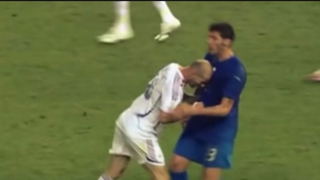 Testata di Zinedine Zidane a Marco Materazzi nella finale dei Mondiali 2006