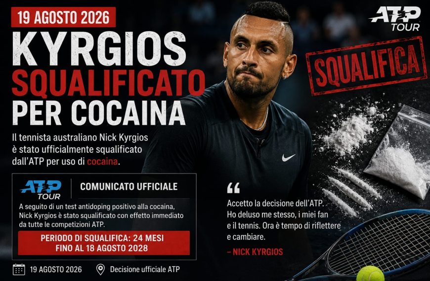 Kyrgios positivo alla cocaina: il campione mai completo, e il fantasma di Balotelli